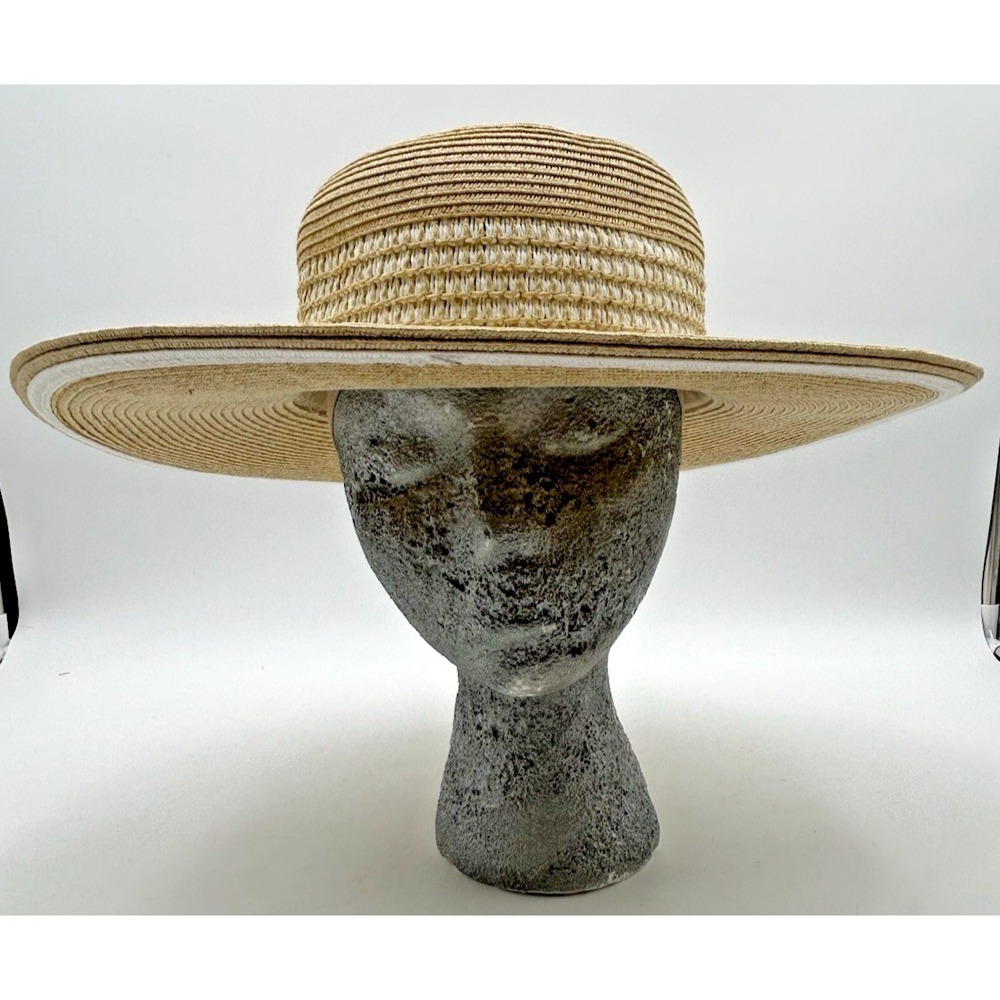 Sun N Sand Womens Raffia Hat Sun Beach Wide Brim One Size Coastal Resort SPF 50+